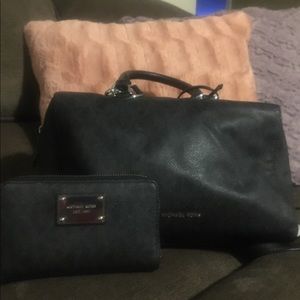 Michael Kors bag and wallet